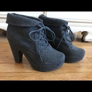 Blowfish Malibu lace up heel boots